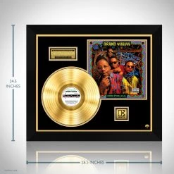 RARE-T Brand Nubian - One For All Gold LP Limited Signature Edition Studio Licensed Custom Frame 13 RARE-T Brand Nubian - One For All Gold LP Limited Signature Edition Studio Licensed Custom Frame