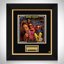 RARE-T Brand Nubian - One For All LP Cover Limited Signature Edition Studio Licensed Custom Frame