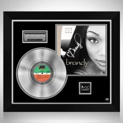 RARE-T Limited Edition Frames Brandy - Never Say Never Platinum LP Limited Signature Edition Studio Licensed Custom Frame