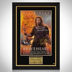 RARE-T Braveheart Mini Poster Limited Signature Edition Studio Licensed Custom Frame