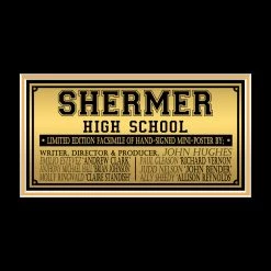 RARE-T Limited Edition Frames Breakfast Club Mini Poster Limited Signature Edition Studio Licensed Custom Frame