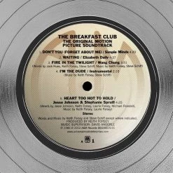 RARE-T Limited Edition Frames The Breakfast Club Platinum LP Limited Signature Edition Studio Licensed Custom Frame