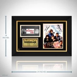 RARE-T The Breakfast Club Photo & VHS Limited Signature Edition Studio Licensed Custom Frame Limited Edition Frames