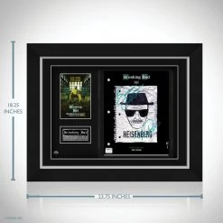 APW Breaking Bad - Hand-Signed Script By Bryan Cranston & Aaron Paul Custom Frame Signed Memorabilia 16 APW Breaking Bad - Hand-Signed Script By Bryan Cranston & Aaron Paul Custom Frame Signed Memorabilia