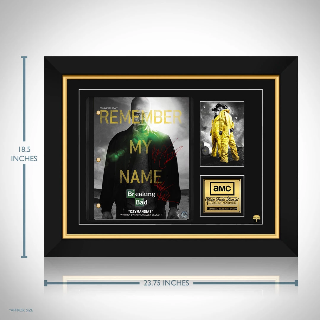 G.R.O. Breaking Bad- Limited Signature Edition Studio Licensed Script Custom Frame Limited Edition Frames 3 G.R.O. Breaking Bad- Limited Signature Edition Studio Licensed Script Custom Frame Limited Edition Frames