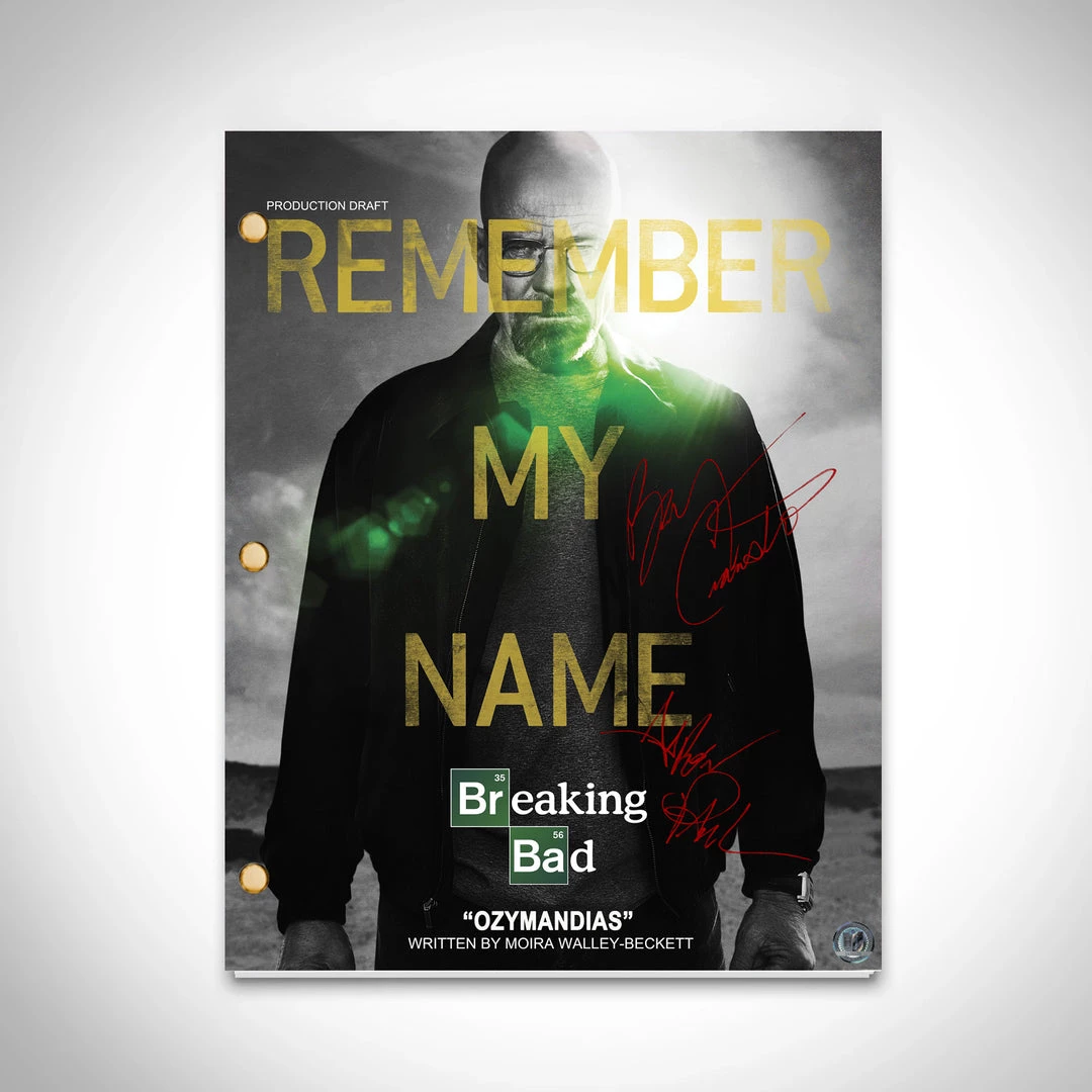 G.R.O. Breaking Bad- Limited Signature Edition Studio Licensed Script Custom Frame Limited Edition Frames 4 G.R.O. Breaking Bad- Limited Signature Edition Studio Licensed Script Custom Frame Limited Edition Frames