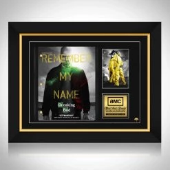 G.R.O. Breaking Bad- Limited Signature Edition Studio Licensed Script Custom Frame Limited Edition Frames