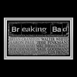RARE-T Breaking Bad Cast Photo Limited Signature Edition Studio Licensed Custom Frame Limited Edition Frames
