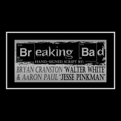 APW Breaking Bad - Hand-Signed Script By Bryan Cranston & Aaron Paul Custom Frame Signed Memorabilia 15 APW Breaking Bad - Hand-Signed Script By Bryan Cranston & Aaron Paul Custom Frame Signed Memorabilia