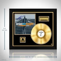 RARE-T Limited Edition Frames Bryan McKnight - Anytime Gold LP Limited Signature Edition Studio Licensed Custom Frame