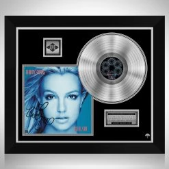 RARE-T Britney Spears In The Zone Platinum LP Limited Signature Edition Studio Licensed Custom Frame