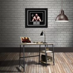 RARE-T Brock Lesnar Limited Signature Edition Studio Licensed Photo Custom Frame Sports Memorabilia