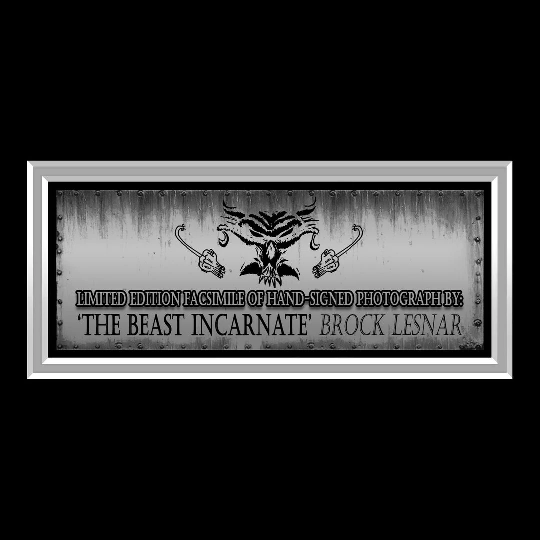 RARE-T Brock Lesnar Limited Signature Edition Studio Licensed Photo Custom Frame Sports Memorabilia 5 RARE-T Brock Lesnar Limited Signature Edition Studio Licensed Photo Custom Frame Sports Memorabilia