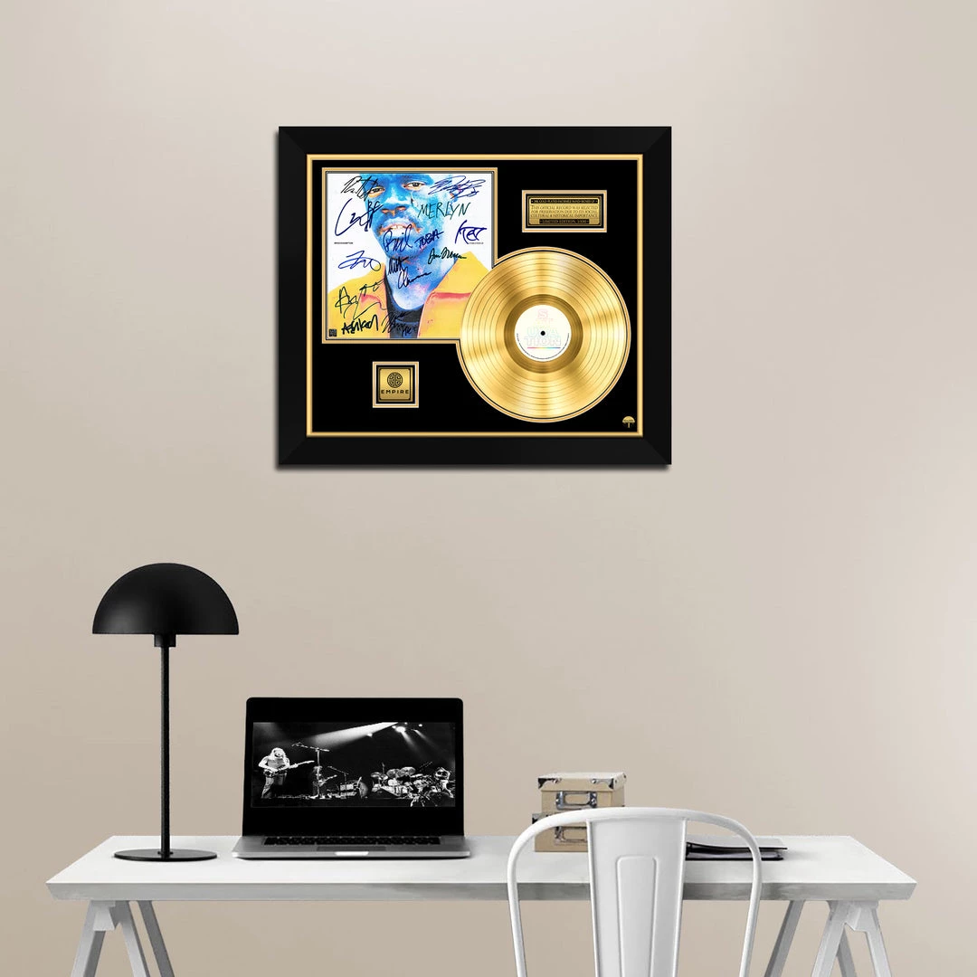 RARE-T Brockhampton - Saturation III Gold LP Limited Signature Edition Studio Licensed Custom Frame Limited Edition Frames 2 RARE-T Brockhampton - Saturation III Gold LP Limited Signature Edition Studio Licensed Custom Frame Limited Edition Frames