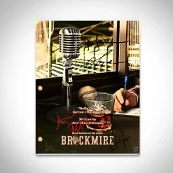 RARE-T Sports Memorabilia Brockmire Script Limited Signature Edition Studio Licensed Custom Frame