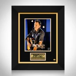 RARE-T Limited Edition Frames Bruce Springsteen Photo Limited Signature Edition Studio Licensed Custom Frame