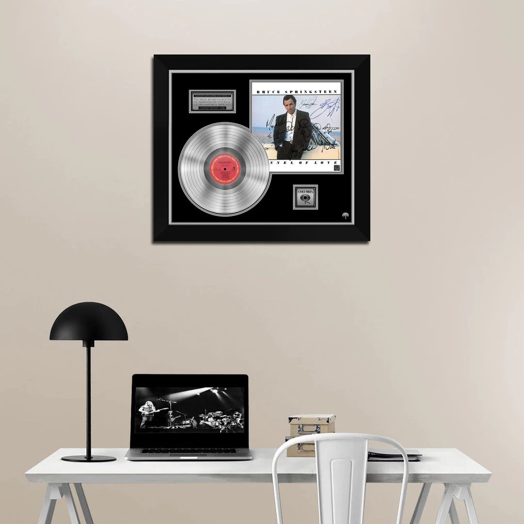 RARE-T Limited Edition Frames Bruce Springsteen & The E-Street Band - Tunnel Of Love Limited Signature Edition Studio Licensed Platinum LP Custom Frame 2 RARE-T Limited Edition Frames Bruce Springsteen & The E-Street Band - Tunnel Of Love Limited Signature Edition Studio Licensed Platinum LP Custom Frame