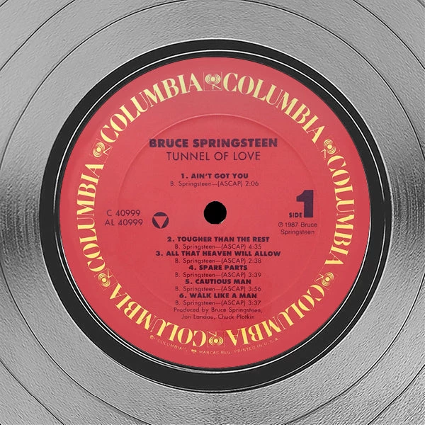 RARE-T Limited Edition Frames Bruce Springsteen & The E-Street Band - Tunnel Of Love Limited Signature Edition Studio Licensed Platinum LP Custom Frame 9 RARE-T Limited Edition Frames Bruce Springsteen & The E-Street Band - Tunnel Of Love Limited Signature Edition Studio Licensed Platinum LP Custom Frame