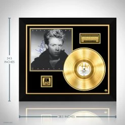 Rare-T Limited Edition Frames Bryan Adams - Reckless Gold LP Limited Signature Edition Studio Licensed Custom Frame