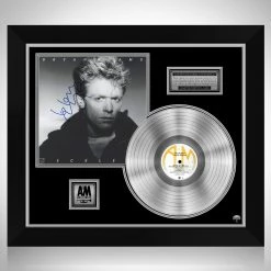Rare-T Limited Edition Frames Bryan Adams Reckless Platinum LP Limited Signature Edition Studio Licensed Custom Frame