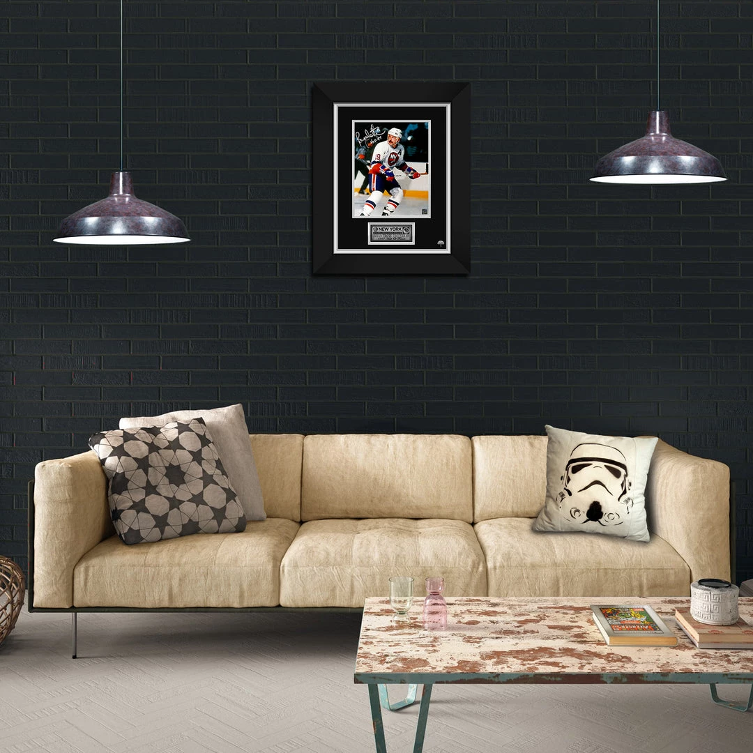 RARE-T Sports Memorabilia New York Islanders Bryan Trottier Limited Signature Edition Studio Licensed Photo Custom Frame 2 RARE-T Sports Memorabilia New York Islanders Bryan Trottier Limited Signature Edition Studio Licensed Photo Custom Frame