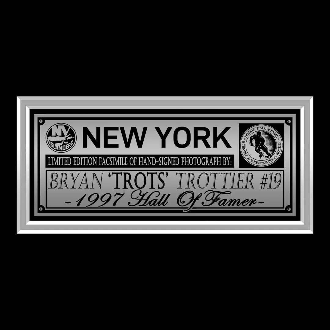 RARE-T Sports Memorabilia New York Islanders Bryan Trottier Limited Signature Edition Studio Licensed Photo Custom Frame 5 RARE-T Sports Memorabilia New York Islanders Bryan Trottier Limited Signature Edition Studio Licensed Photo Custom Frame
