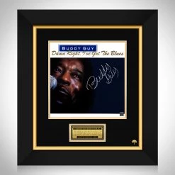 RARE-T Limited Edition Frames Buddy Guy - Damn Right, I've Got The Blues LP Cover Limited Signature Edition Studio Licensed Custom Frame