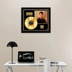RARE-T Buddy Holly - Self-Titled Gold LP Limited Signature Edition Studio Licensed Custom Frame