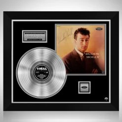 RARE-T Limited Edition Frames Buddy Holly - Self-Titled Platinum LP Limited Signature Edition Studio Licensed Custom Frame