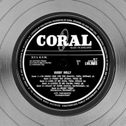 RARE-T Limited Edition Frames Buddy Holly - Self-Titled Platinum LP Limited Signature Edition Studio Licensed Custom Frame