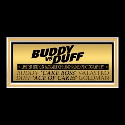 RARE-T Buddy Vs Duff Photo Limited Signature Edition Studio Licensed Custom Frame Limited Edition Frames 13 RARE-T Buddy Vs Duff Photo Limited Signature Edition Studio Licensed Custom Frame Limited Edition Frames