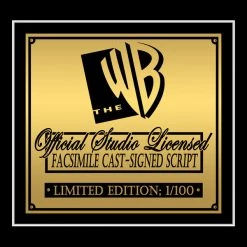 RARE-T Buffy The Vampire Slayer Script Limited Signature Edition Studio Licensed Custom Frame Limited Edition Frames