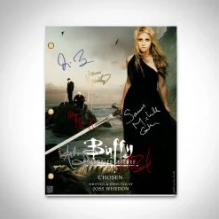 RARE-T Buffy The Vampire Slayer Script Limited Signature Edition Studio Licensed Custom Frame Limited Edition Frames