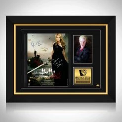 RARE-T Buffy The Vampire Slayer Script Limited Signature Edition Studio Licensed Custom Frame Limited Edition Frames