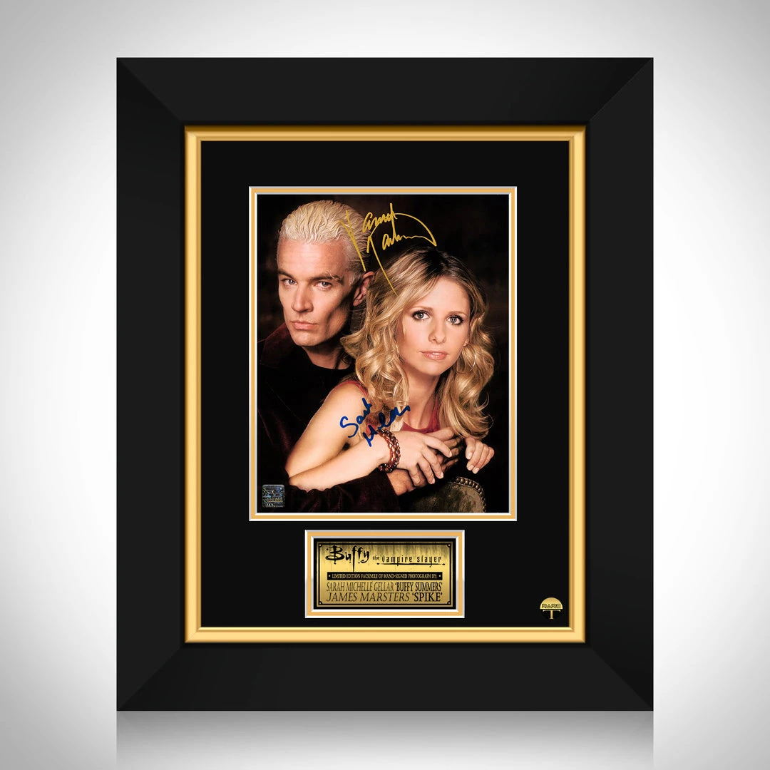 RARE-T Buffy The Vampire Slayer - Spike & Buffy Photo Limited Signature Edition Studio Licensed Custom Frame Limited Edition Frames 1 RARE-T Buffy The Vampire Slayer - Spike & Buffy Photo Limited Signature Edition Studio Licensed Custom Frame Limited Edition Frames