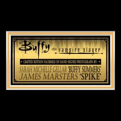RARE-T Buffy The Vampire Slayer - Spike & Buffy Photo Limited Signature Edition Studio Licensed Custom Frame Limited Edition Frames 13 RARE-T Buffy The Vampire Slayer - Spike & Buffy Photo Limited Signature Edition Studio Licensed Custom Frame Limited Edition Frames