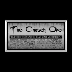 RARE-T Buffy The Vampire Slayer Mini Poster Limited Signature Edition Studio Licensed Custom Frame