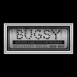 RARE-T Limited Edition Frames Bugsy Siegel Photo Limited Signature Edition Studio Licensed Custom Frame