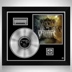 RARE-T Limited Edition Frames Bullet From My Valentine - Scream Aim Fire Platinum LP Limited Signature Edition Studio Licensed Custom Frame