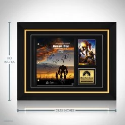 RARE-T Bumblebee Transformers Transcript Limited Signature Edition Studio Licensed Custom Frame