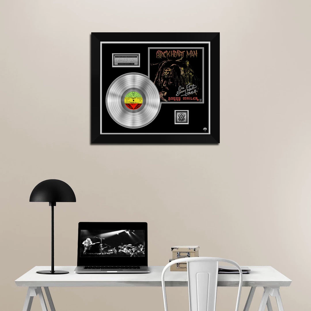 RARE-T Bunny Wailer - Blackheart Man Platinum LP Limited Signature Edition Studio Licensed Custom Frame 3 RARE-T Bunny Wailer - Blackheart Man Platinum LP Limited Signature Edition Studio Licensed Custom Frame