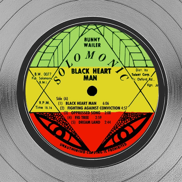 RARE-T Bunny Wailer - Blackheart Man Platinum LP Limited Signature Edition Studio Licensed Custom Frame 5 RARE-T Bunny Wailer - Blackheart Man Platinum LP Limited Signature Edition Studio Licensed Custom Frame