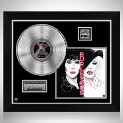 RARE-T Burlesque - Original Motion Picture Soundtrack Platinum LP Limited Signature Edition Studio Licensed Custom Frame