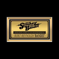 RARE-T Smokey & The Bandit Burt Reynolds Photo Limited Signature Edition Studio Licensed Custom Frame