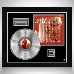 RARE-T Bush - Sixteen Stone Platinum LP Limited Signature Edition Studio Licensed Custom Frame