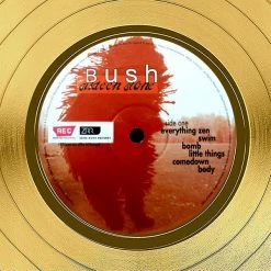 RARE-T Bush - Sixteen Stone Gold LP Limited Signature Edition Studio Licensed Custom Frame Limited Edition Frames 16 RARE-T Bush - Sixteen Stone Gold LP Limited Signature Edition Studio Licensed Custom Frame Limited Edition Frames