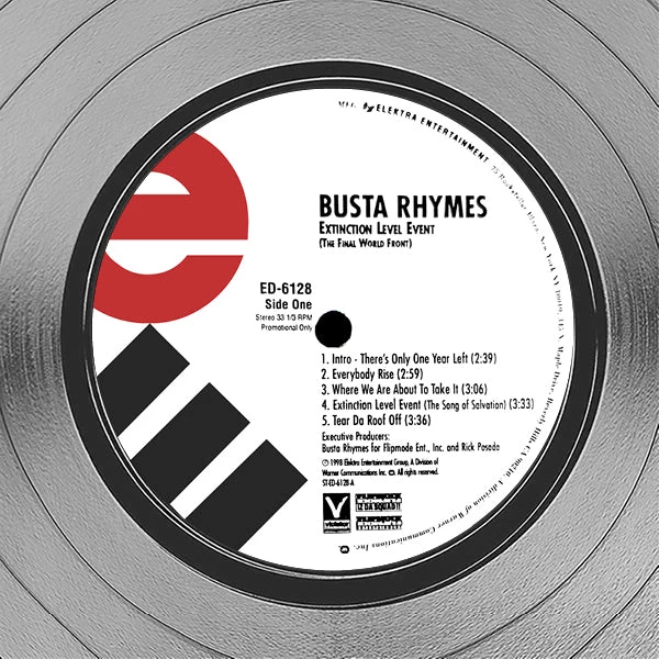 RARE-T Busta Rhymes - Extinction Level Event Platinum LP Limited Signature Edition Studio Licensed Custom Frame 5 RARE-T Busta Rhymes - Extinction Level Event Platinum LP Limited Signature Edition Studio Licensed Custom Frame