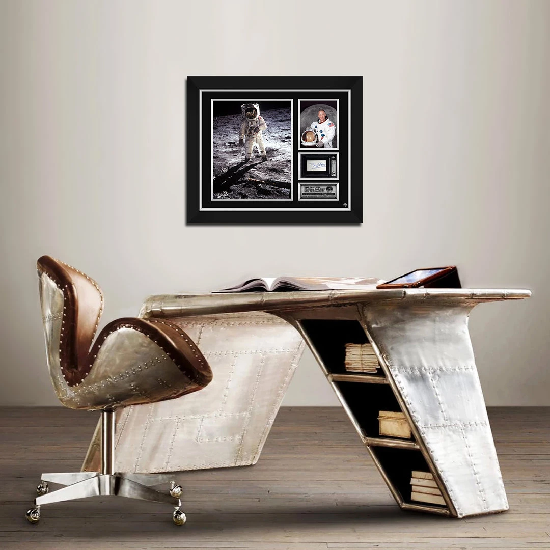 PPC Signed Memorabilia NASA Apollo 11 Beckett Certified Hand Signed Index Card By Buzz Aldrin Custom Frame 2 PPC Signed Memorabilia NASA Apollo 11 Beckett Certified Hand Signed Index Card By Buzz Aldrin Custom Frame