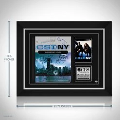 RARE-T CSI: NY Script Limited Signature Edition Studio Licensed Custom Frame
