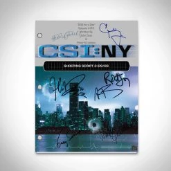 RARE-T CSI: NY Script Limited Signature Edition Studio Licensed Custom Frame